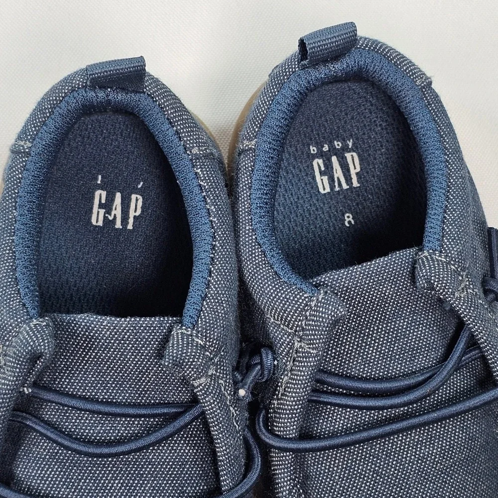 Baby‎ Toddler GAP Blue Denim Slip On Casual Shoes Size 8
